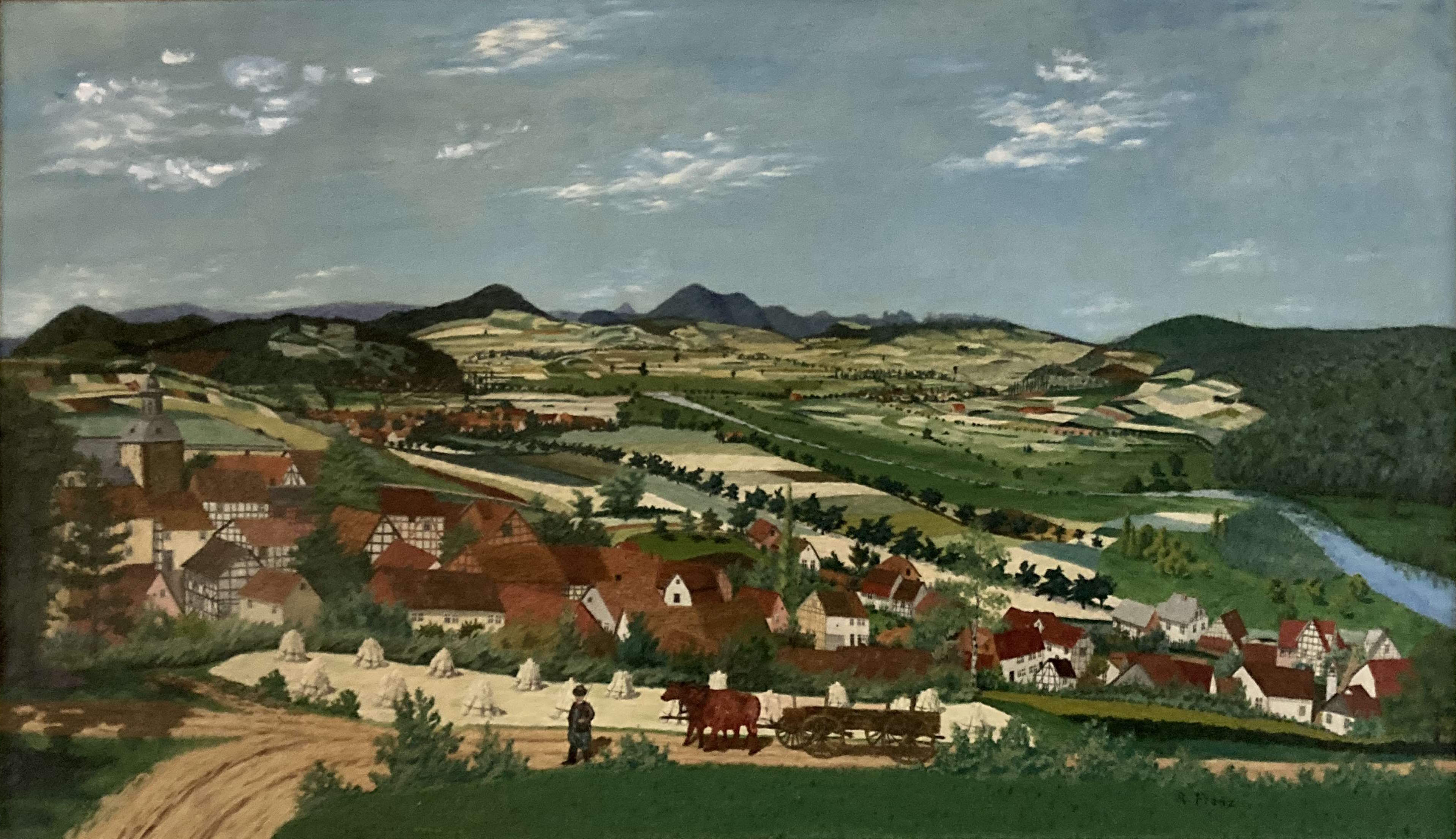 Ungedanken um 1919 gemalt von Aloysius Franz